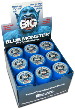 Blue monster thread seal tape